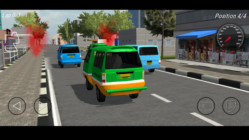 Скачать Angkot : Street Racing (Мод: Много денег) на Андроид — скриншот 1