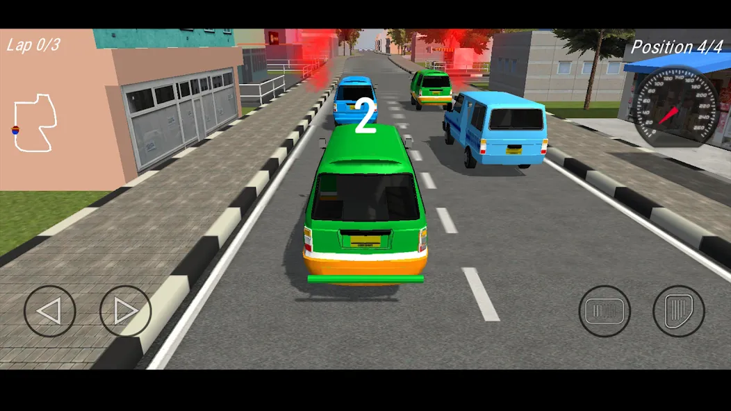 Скачать Angkot : Street Racing (Мод: Много денег) на Андроид — скриншот 2
