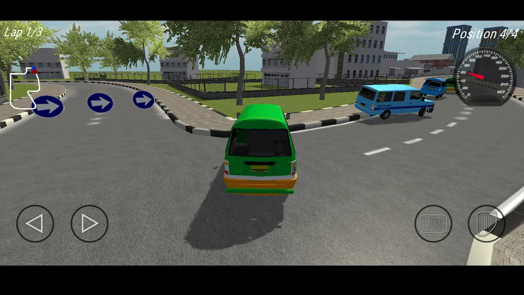 Скачать Angkot : Street Racing (Мод: Много денег) на Андроид — скриншот 3