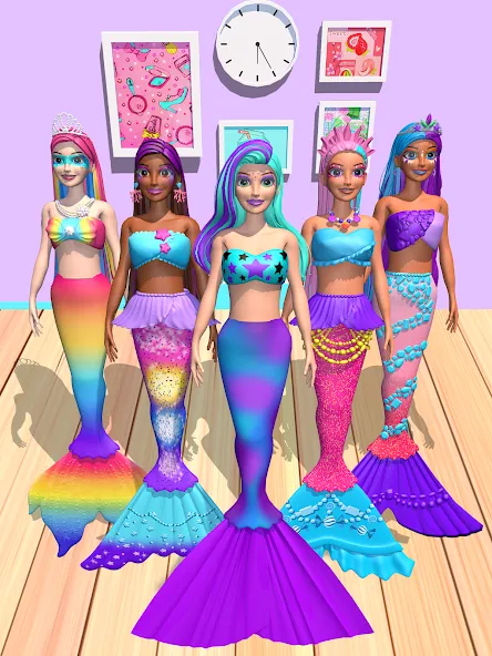 Color Reveal Suprise Doll Game на Андроид — Все куклы открыты — скриншот 3