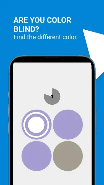 Скачать взлом Color Blind Test Game на Андроид — Все уровны открыты — скриншот 1