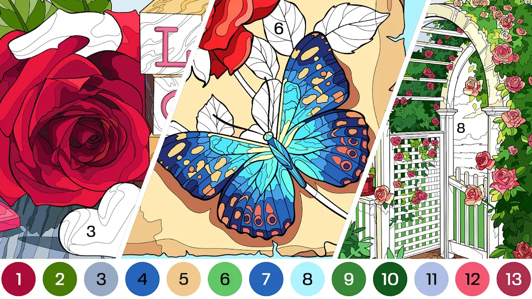 Tap Color Pro: Color By Number MOD APK на Android — Все цвета открыты и без рекламы — скриншот 2 Tap Color Pro: Color By Number MOD APK на Android — Все цвета открыты и без рекламы — скриншот 2