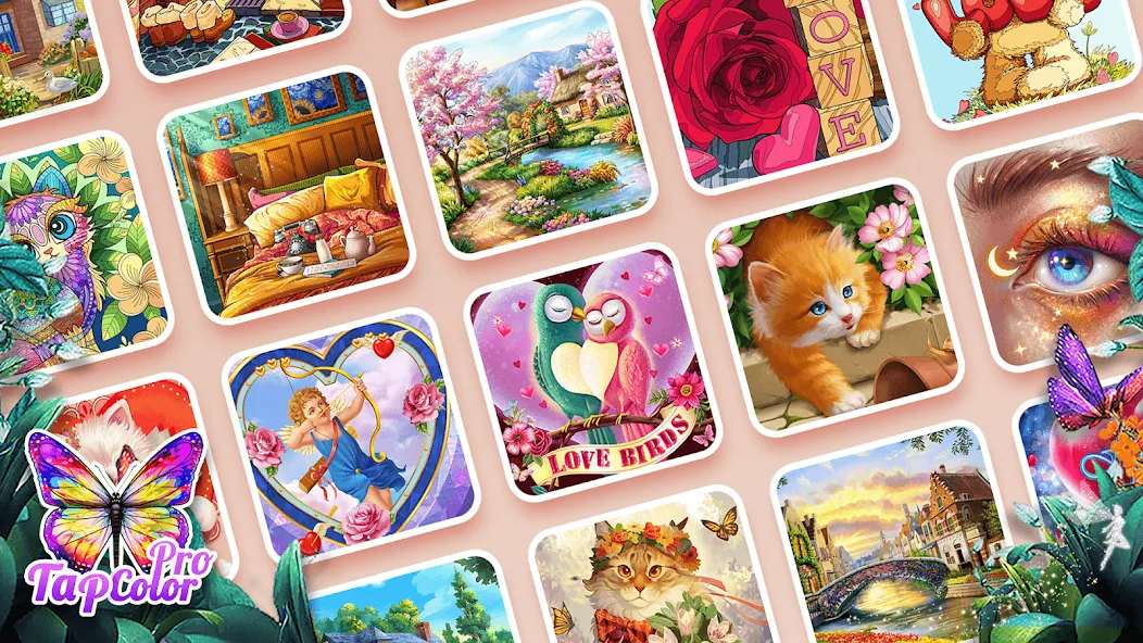 Tap Color Pro: Color By Number MOD APK на Android — Все цвета открыты и без рекламы — скриншот 3 Tap Color Pro: Color By Number MOD APK на Android — Все цвета открыты и без рекламы — скриншот 3