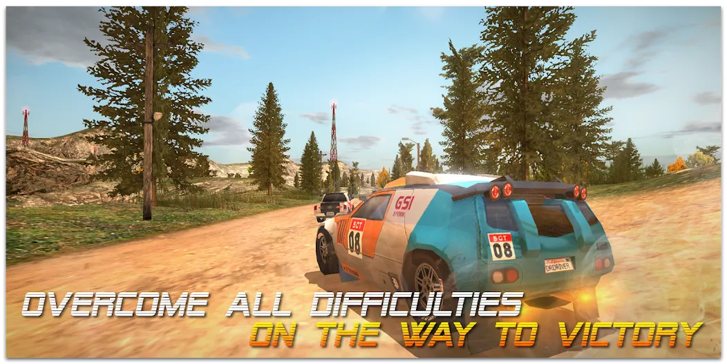 Xtreme Rally Driver HD — Мод: Много денег — скриншот 3