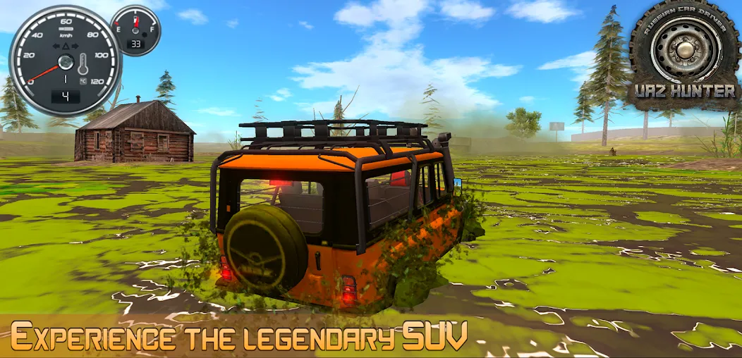 Russian Car Driver Uaz Hunter MOD APK на Android — Много денег — скриншот 1