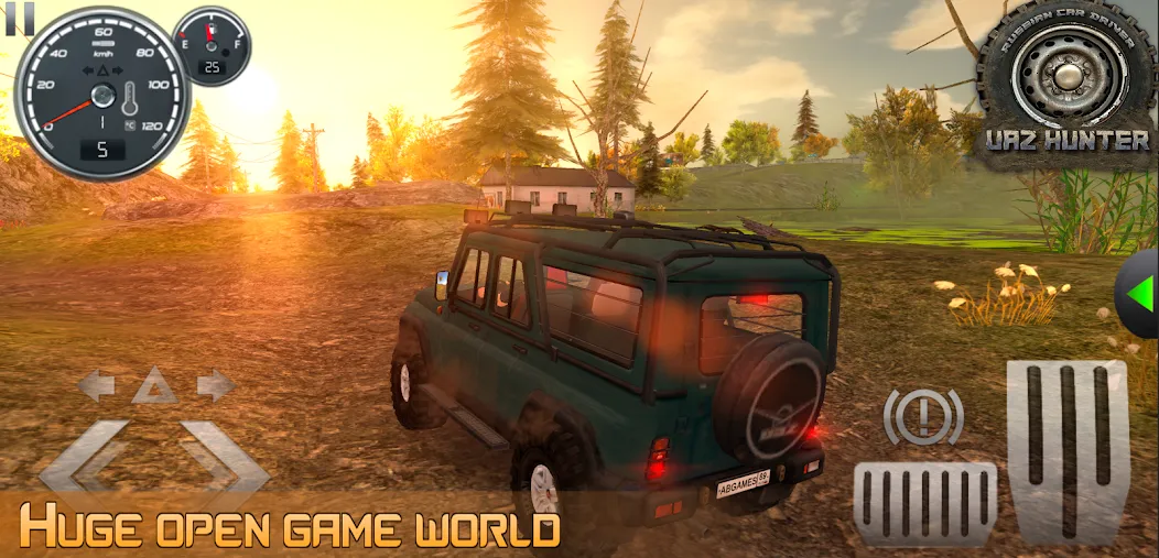Russian Car Driver Uaz Hunter MOD APK на Android — Много денег — скриншот 2