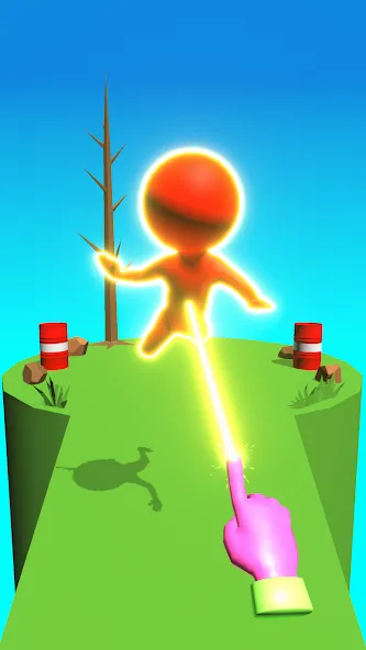 Magic Finger 3D на Андроид — Мод Много денег — скриншот 1