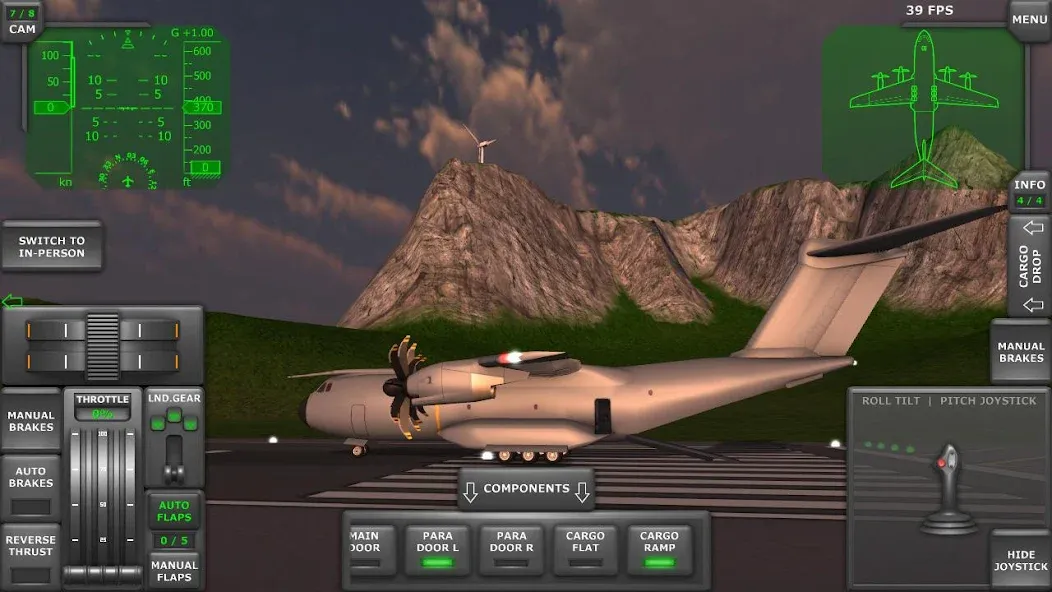 Скачать Turboprop Flight Simulator на Андроид — Все самолеты разблокированы — скриншот 2