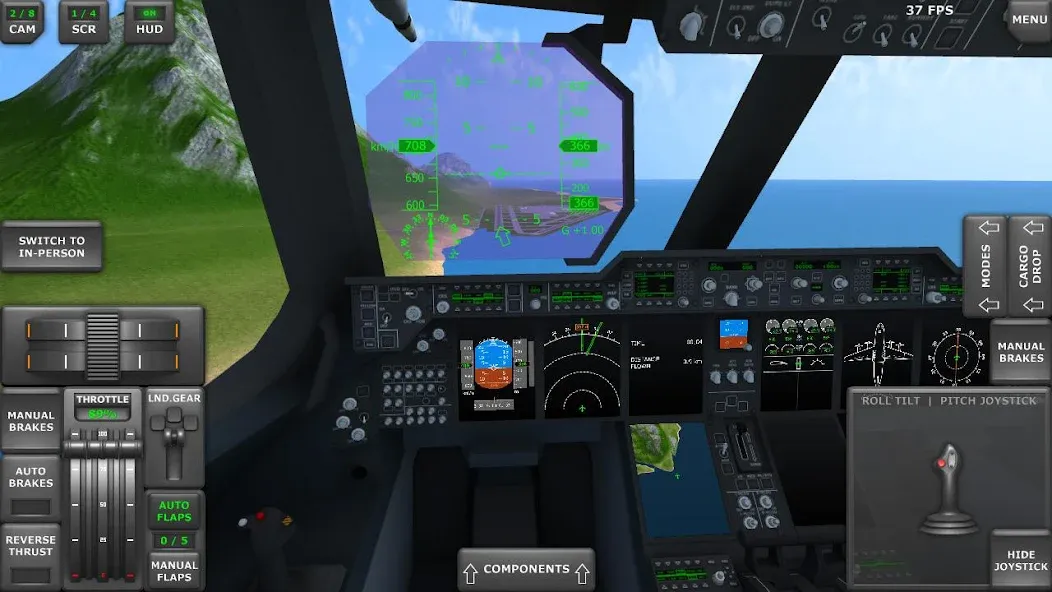 Скачать Turboprop Flight Simulator на Андроид — Все самолеты разблокированы — скриншот 3