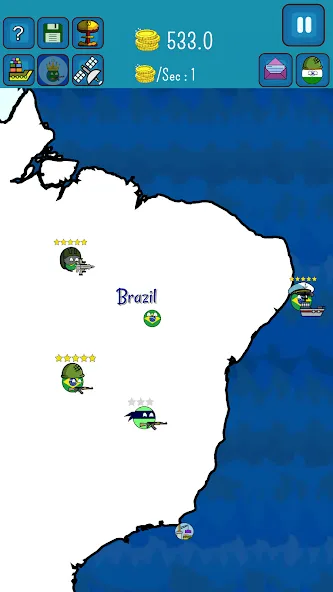 Dictators : No Peace MOD APK на Android — Много денег — скриншот 5