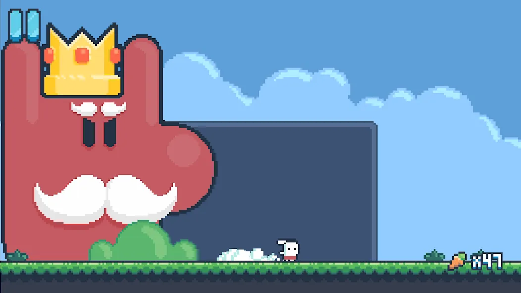 Скачать взлом Yeah Bunny! на Андроид — Много жизней — скриншот 1