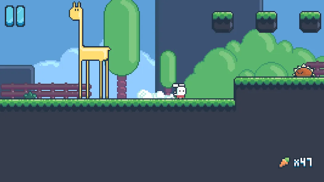 Скачать взлом Yeah Bunny! на Андроид — Много жизней — скриншот 2