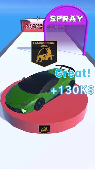 Get the Supercar 3D на Андроид — Мод Много денег — скриншот 1