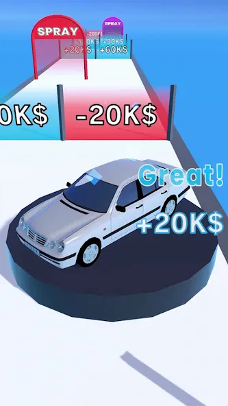 Get the Supercar 3D на Андроид — Мод Много денег — скриншот 4
