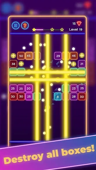 Скачать Brick Breaker - Neon Bricks — Много денег — скриншот 3
