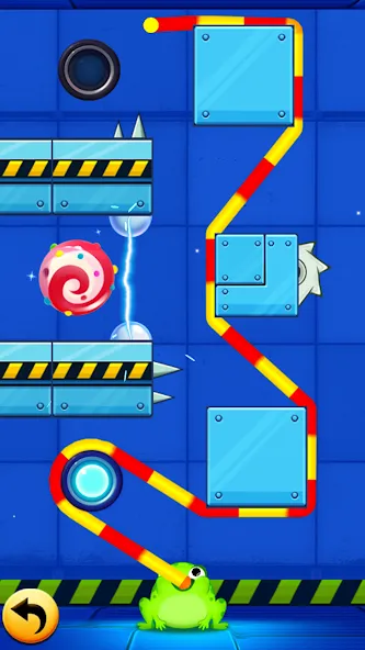 Взлом Frog Thife: Candy Thief Puzzle — Много денег — скриншот 2