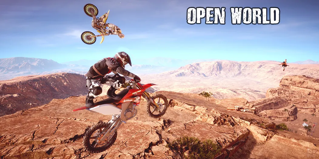 Dirt MX Bikes KTM Motocross 3D на Андроид — Мод Много денег — скриншот 1 Dirt MX Bikes KTM Motocross 3D на Андроид — Мод Много денег — скриншот 1