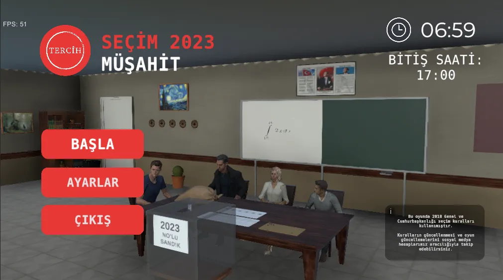 Seçim 2023 Müşahit oyunu на Андроид — Мод Все функции разблокированы — скриншот 1