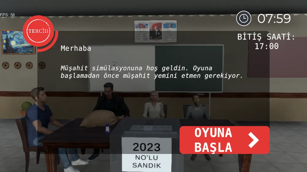 Seçim 2023 Müşahit oyunu на Андроид — Мод Все функции разблокированы — скриншот 2