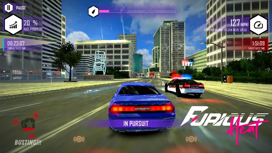 Скачать Furious: Heat Racing 2024 на Андроид — Много денег — скриншот 1