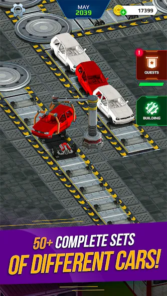 Скачать Car Factory Simulator (Мод: Много денег) на Андроид — скриншот 3