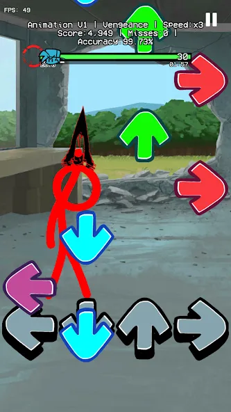 Beat Fight Stickman Full Week — Все открыто — скриншот 2 Beat Fight Stickman Full Week — Все открыто — скриншот 2