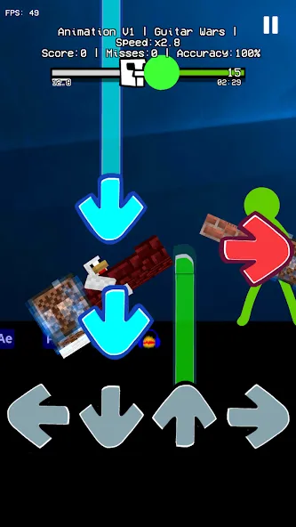 Beat Fight Stickman Full Week — Все открыто — скриншот 3 Beat Fight Stickman Full Week — Все открыто — скриншот 3