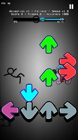 Beat Fight Stickman Full Week — Все открыто — скриншот 5