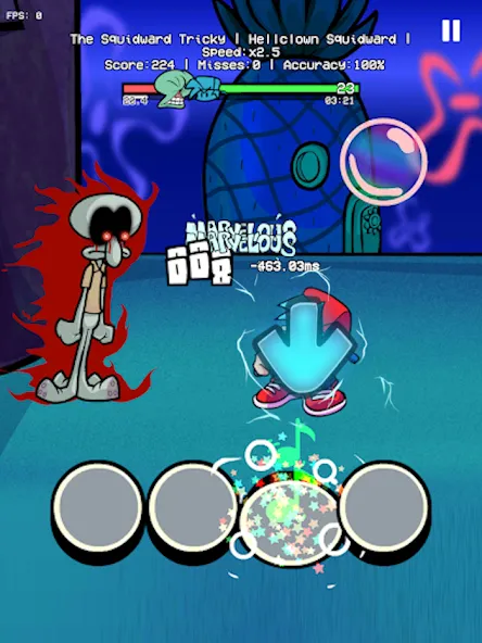 Скачать Trickward Undersea Beat Battle с модом — Много денег — скриншот 4
