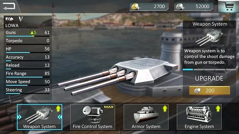 Warship Attack 3D на Андроид — Много денег — скриншот 3