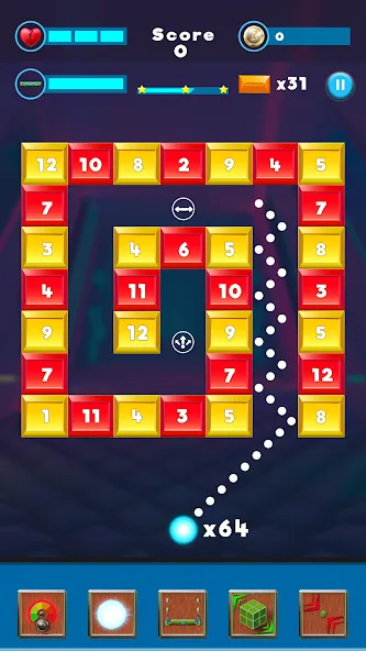 Brick Breaker- Bricks 3d Game — Много денег — скриншот 3 Brick Breaker- Bricks 3d Game — Много денег — скриншот 3