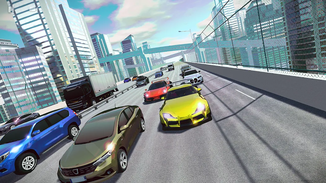 Взломанная Racing Xperience: Online Race на Андроид — Много денег — скриншот 1