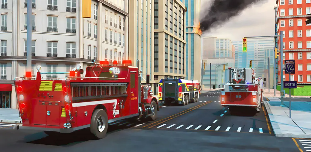Real Firefighter 3D Simulator — Много денег — скриншот 3 Real Firefighter 3D Simulator — Много денег — скриншот 3