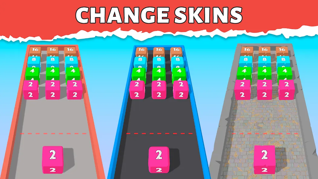Bounce Merge 2048 Join Numbers — Взломанная версия (Много денег) — скриншот 1