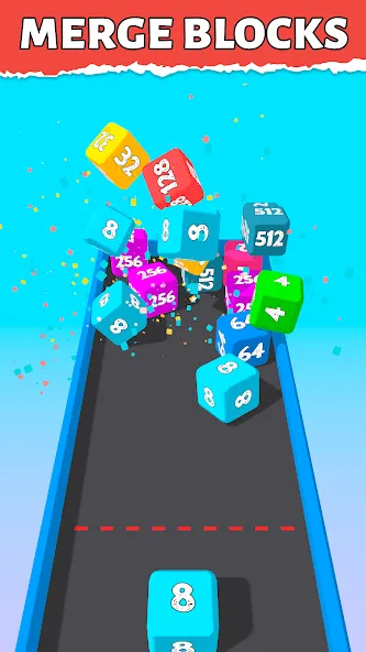 Bounce Merge 2048 Join Numbers — Взломанная версия (Много денег) — скриншот 2