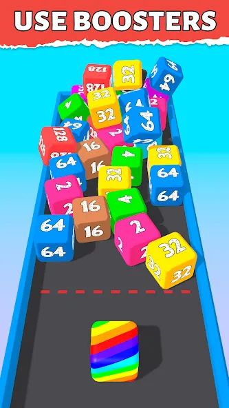 Bounce Merge 2048 Join Numbers — Взломанная версия (Много денег) — скриншот 4
