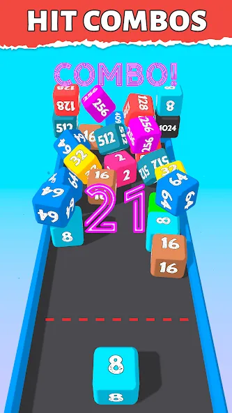 Bounce Merge 2048 Join Numbers — Взломанная версия (Много денег) — скриншот 5
