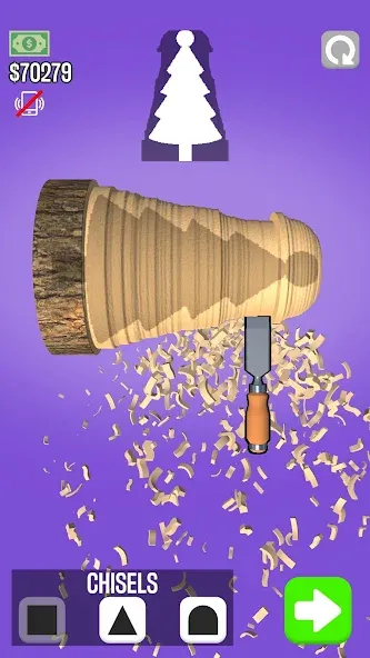Woodturning на Андроид — Много денег — скриншот 1