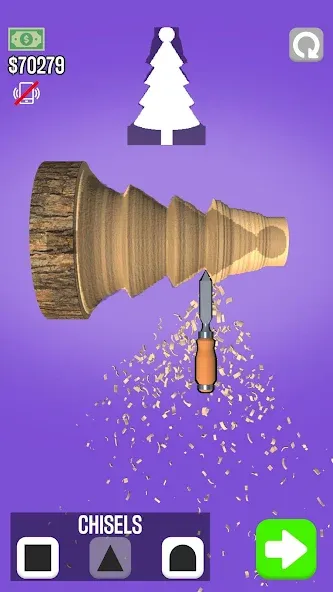 Woodturning на Андроид — Много денег — скриншот 2