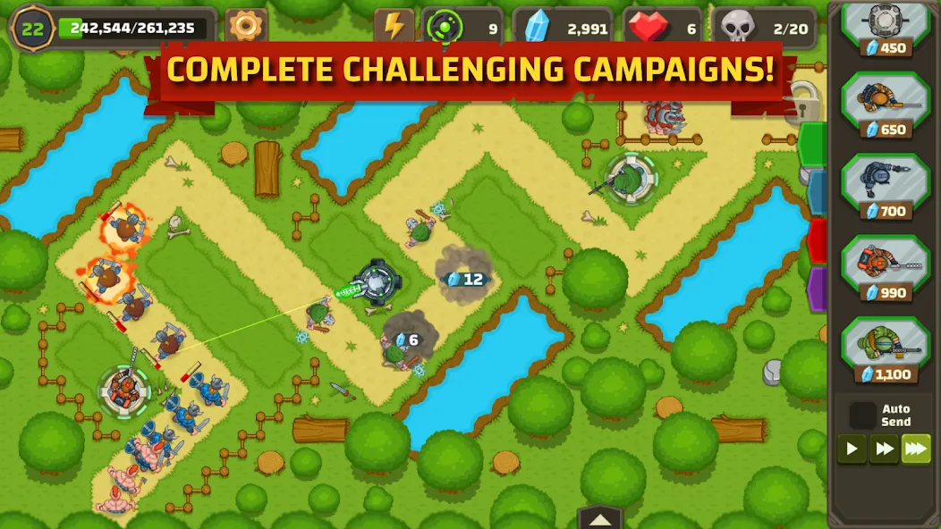 Скачать Ancient Allies Tower Defense MOD APK — Много денег — скриншот 2 Скачать Ancient Allies Tower Defense MOD APK — Много денег — скриншот 2