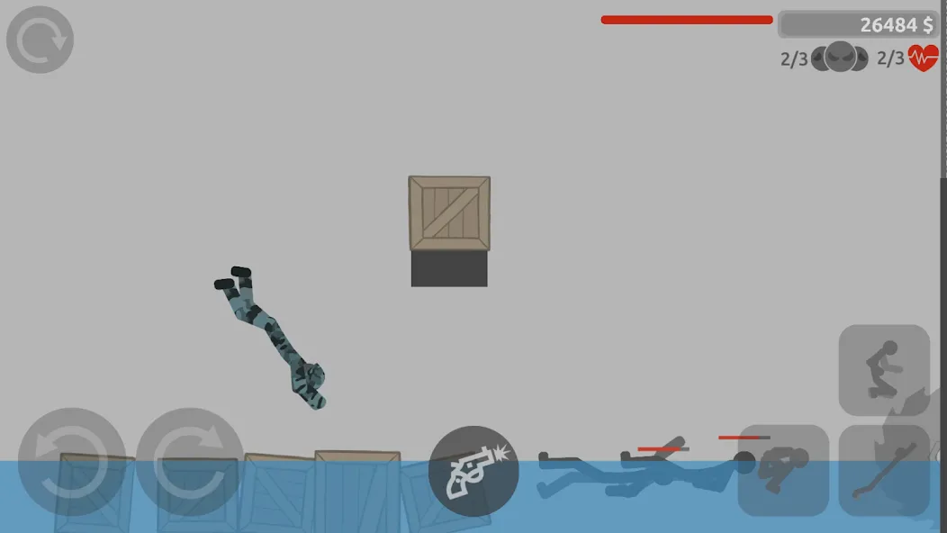 Скачать Stick Battle: Ragdoll Fight MOD APK — Много денег и без рекламы — скриншот 1