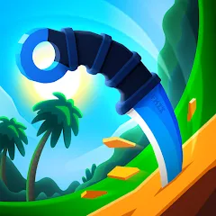 Flippy Knife: 3D flipping game на Андроид — Мод Много денег