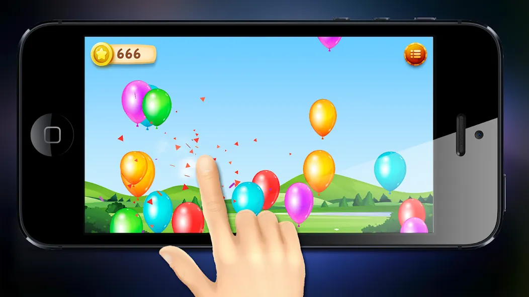 Burst balloons for kids на Андроид — Мод Все уровни разблокированы — скриншот 1