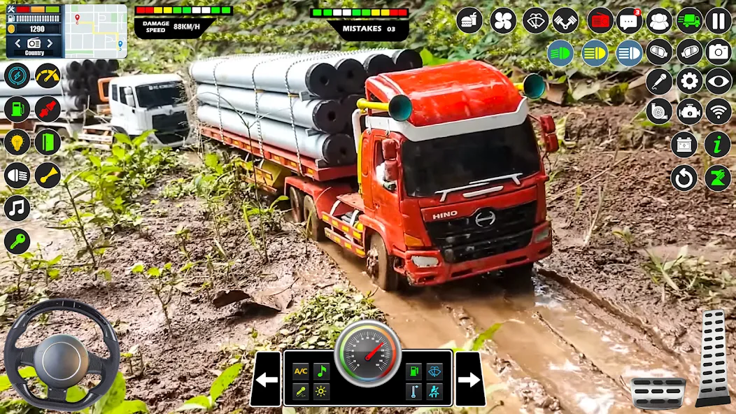 Скачать Mud Truck Runner Simulator 3D — Последняя версия (Много денег) — скриншот 2 Скачать Mud Truck Runner Simulator 3D — Последняя версия (Много денег) — скриншот 2