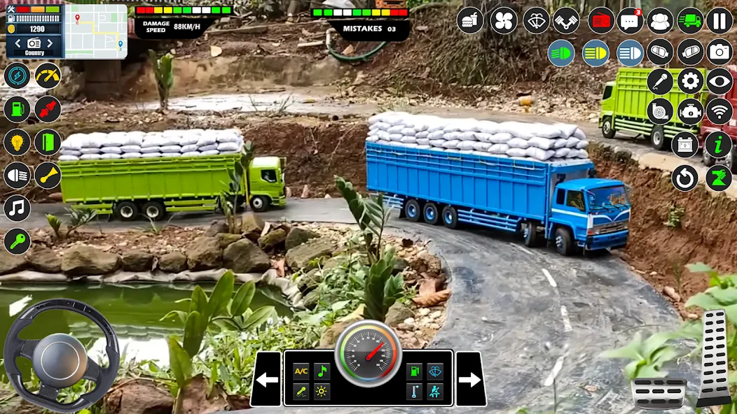 Скачать Mud Truck Runner Simulator 3D — Последняя версия (Много денег) — скриншот 3 Скачать Mud Truck Runner Simulator 3D — Последняя версия (Много денег) — скриншот 3