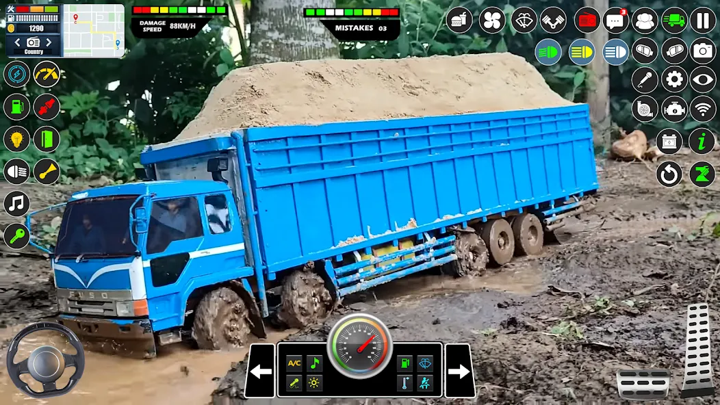 Скачать Mud Truck Runner Simulator 3D — Последняя версия (Много денег) — скриншот 4 Скачать Mud Truck Runner Simulator 3D — Последняя версия (Много денег) — скриншот 4