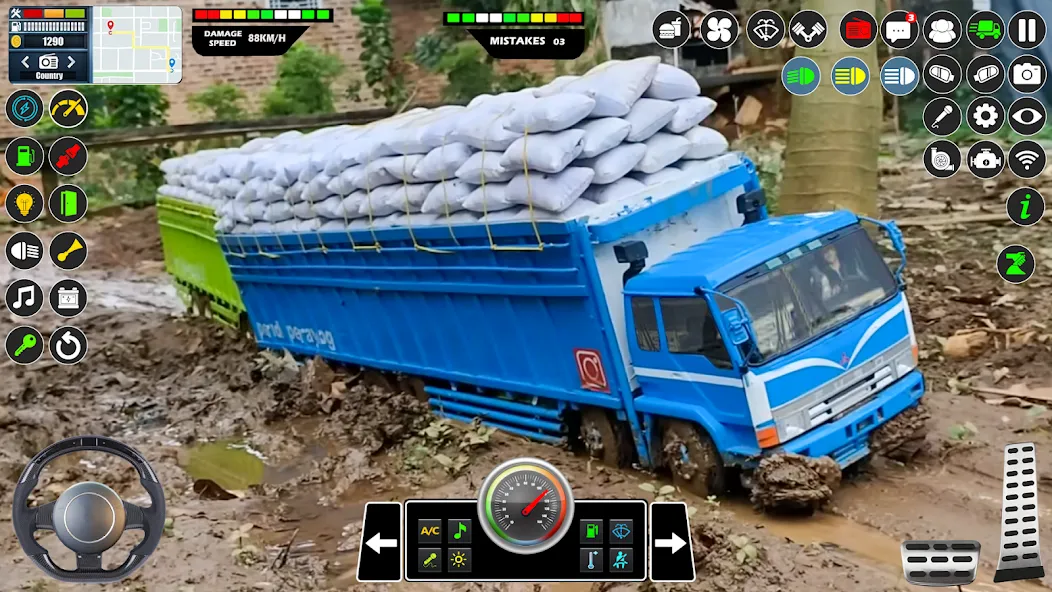 Скачать Mud Truck Runner Simulator 3D — Последняя версия (Много денег) — скриншот 5