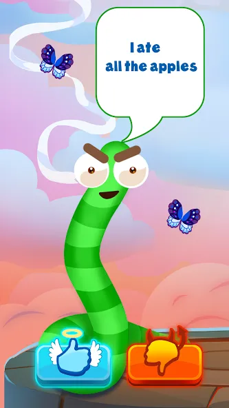 Worm out: Brain teaser games на Андроид — Много денег — скриншот 1 Worm out: Brain teaser games на Андроид — Много денег — скриншот 1