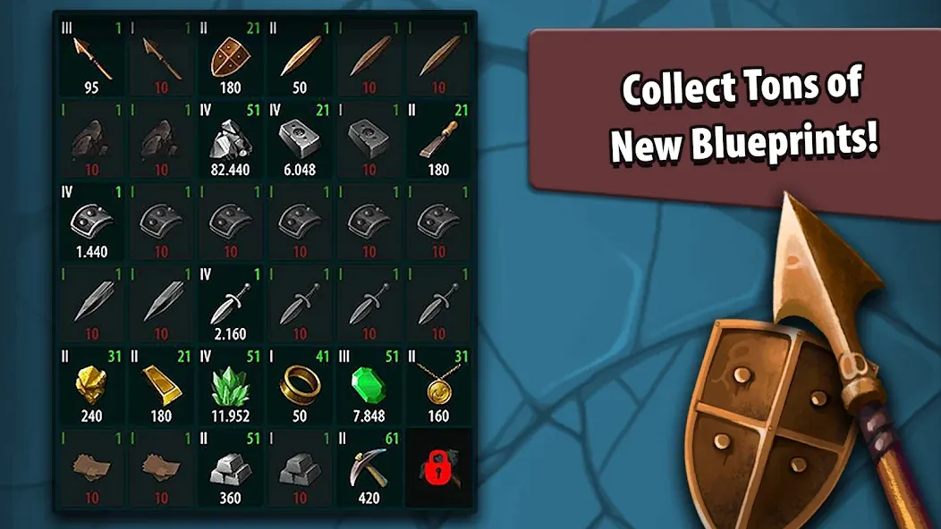 Скачать взломанную Crafting Idle Clicker — Много денег — скриншот 4