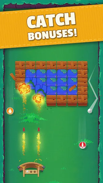 Скачать Bouncefield: Brick Breaker MOD APK — Много денег и без рекламы — скриншот 3